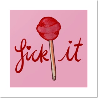 Lollipop Lick It Posters and Art